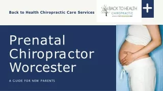 Chiropractic Treatment for Prenatal