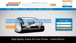 High Quality Labels for Your Printer - Labels123.net