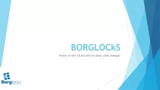 Borglocks is providing UPVC Door Keypads North Reading