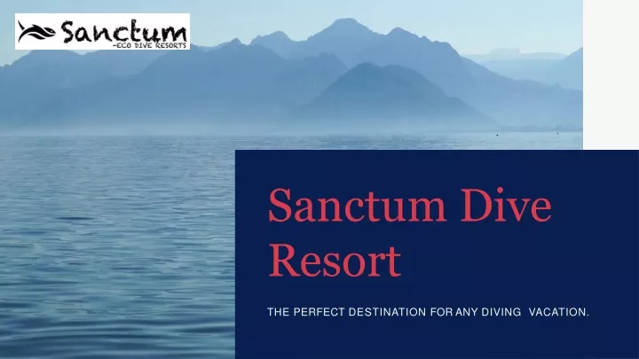 sanctum dive resort