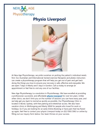 physio liverpool