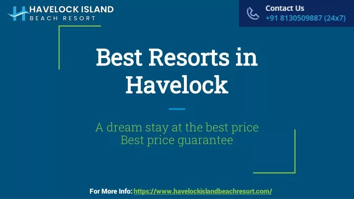 best resorts in havelock