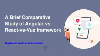a brief comparative study of angular vs react