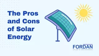 The Pros and Cons of Solar Energy Presentation