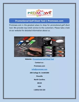 Promotional Golf Divot Tool Promowe