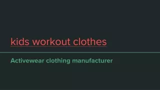 Turn Your Store  Kids Wholesale Supplier Collaborating With Activewear Manufactu