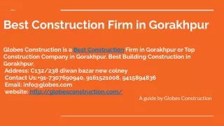 best construction firm in gorakhpur