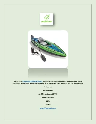 looking for product availability tracker amzdealz