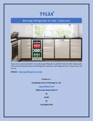 Beverage Refrigerator for Sale | Itylza.com