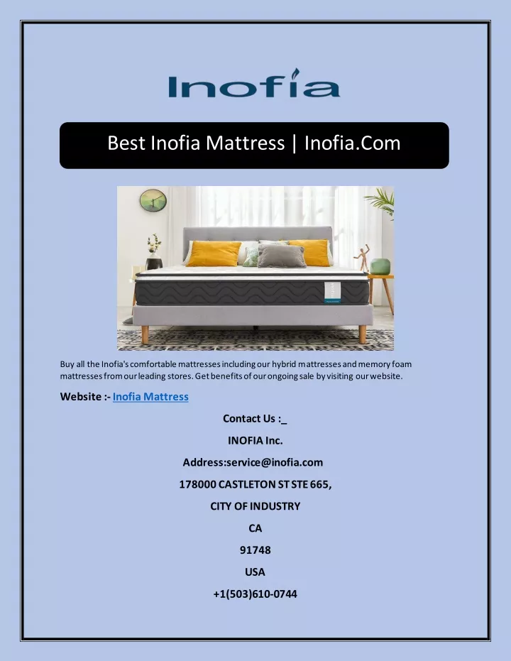 best inofia mattress inofia com