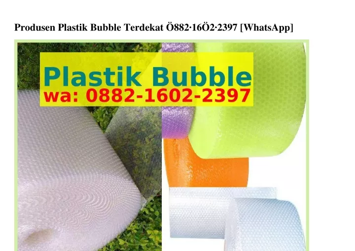 produsen plastik bubble terdekat 882 16 2 2397