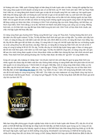 Nên ăn Gì Trước Khi Tập Gym Buổi Sáng? Sữa Tập Gym Cho Người Gầy
