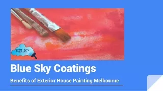 Exterior House Painting Melbourne