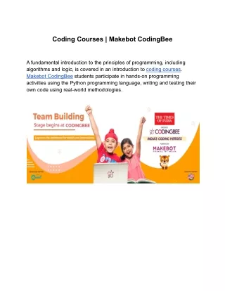 _Coding Courses _ Makebot CodingBee