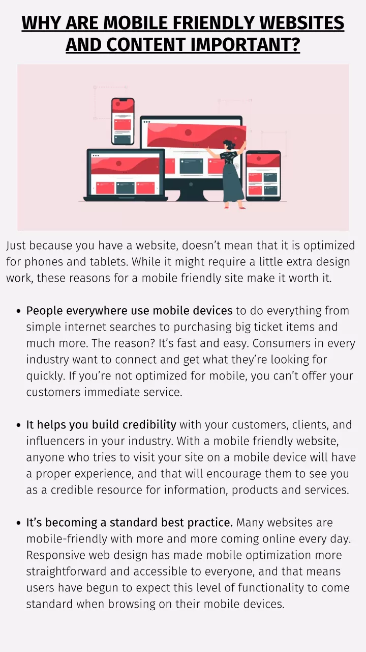 why are mobile friendly websites and content