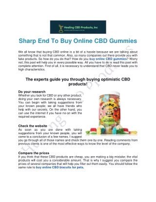 Buy Online CBD Gummies in Cape Coral | Healing CBD Products