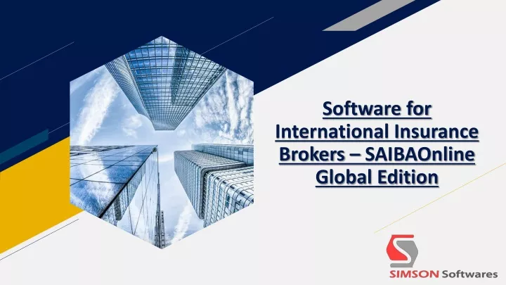 software for international insurance brokers