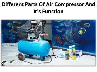 different parts of air compressor and it s function