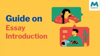 guide on essay introduction
