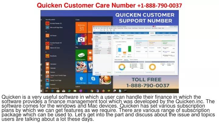 quicken customer care number 1 888 790 0037