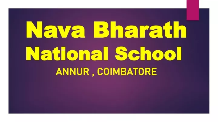 nava bharath nava bharath national school