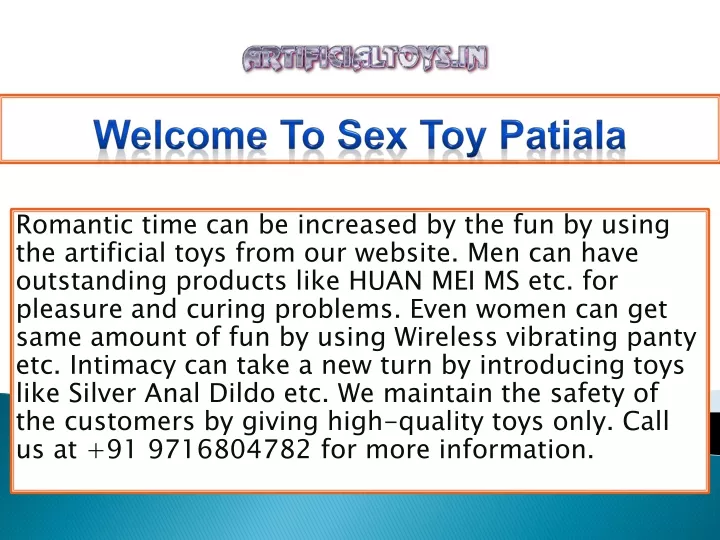 welcome to sex toy patiala