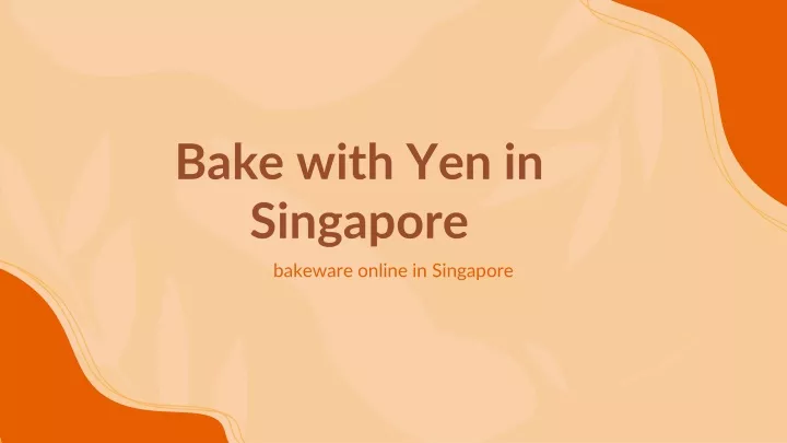 bake with yen in singapore