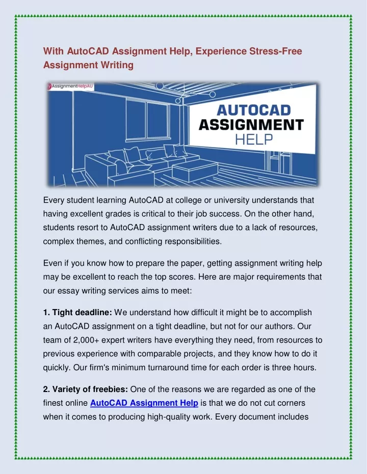 with autocad assignment help experience stress