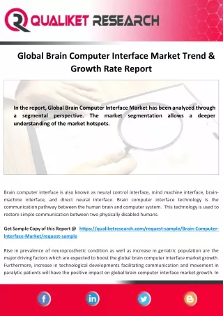 global brain computer interface market trend