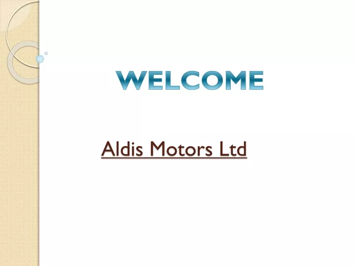 aldis motors ltd