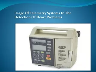 usage of telemetry systems in the detection of heart problems