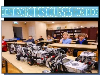 Best Robotic courses for kids