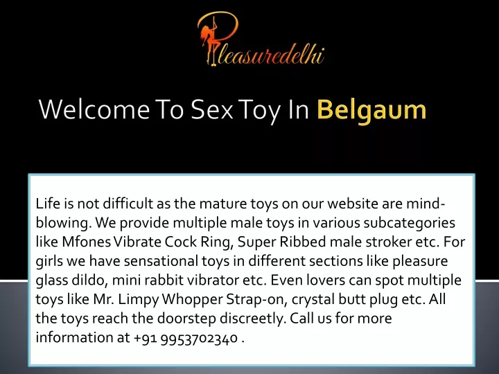 welcome to sex toy in belgaum