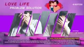 Love life problem solution - loveproblemsolutionastrologer.com