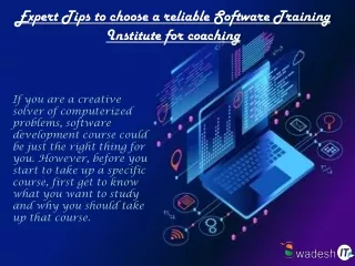 expert tips to choose a reliable software