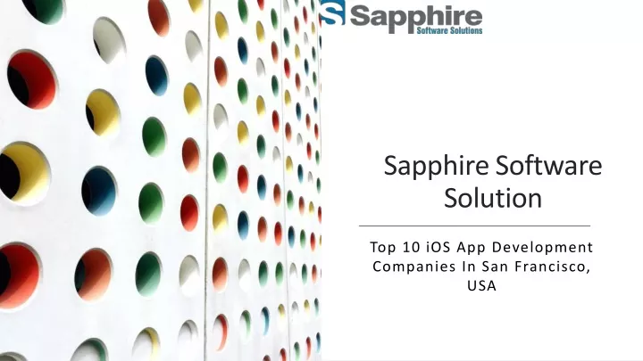 sapphire software solution