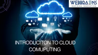 introduciton to cloud comuputing