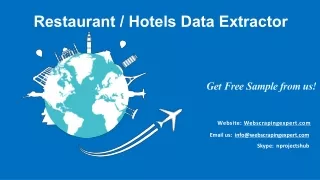 restaurant hotels data extractor