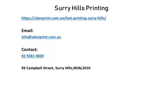surry hills printing