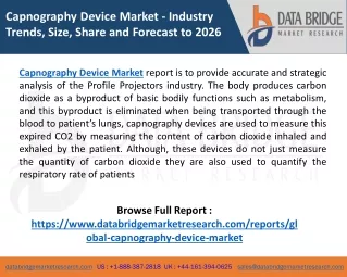 capnography device market industry trends size