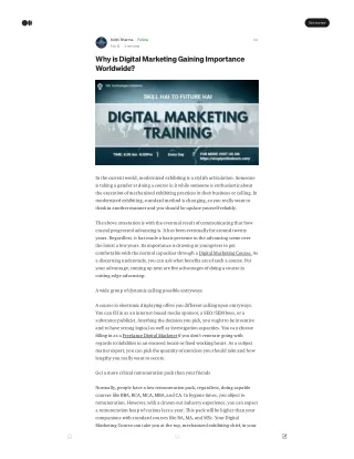 Best Digital Marketing Course - Prepared by Industry Experts