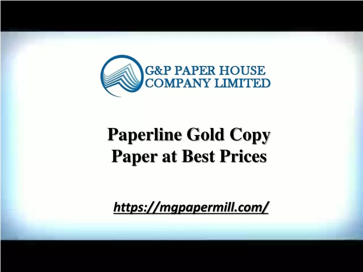 paperline gold copy paper at best prices
