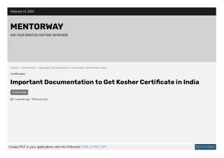 globally acceptable kosher certificate