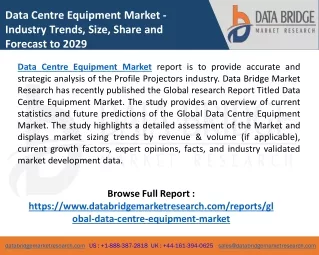 data centre equipment market industry trends size