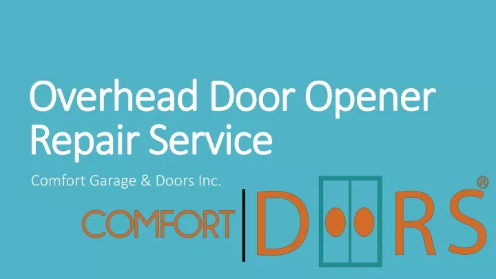 overhead door opener repair service