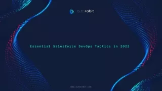 essential salesforce devops tactics in 2022