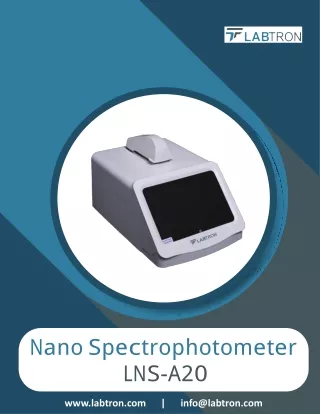 n ano spectrophotometer ln s a20