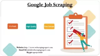 google job scraping