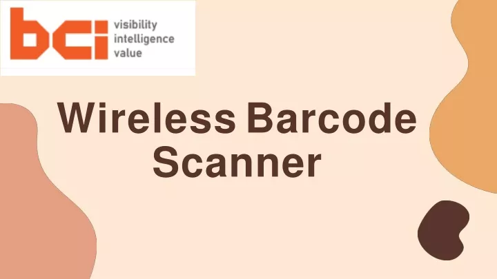 wireless barcode scanner