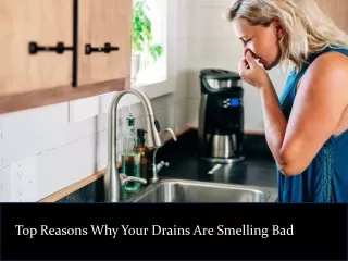 top reasons why your drains are smelling bad